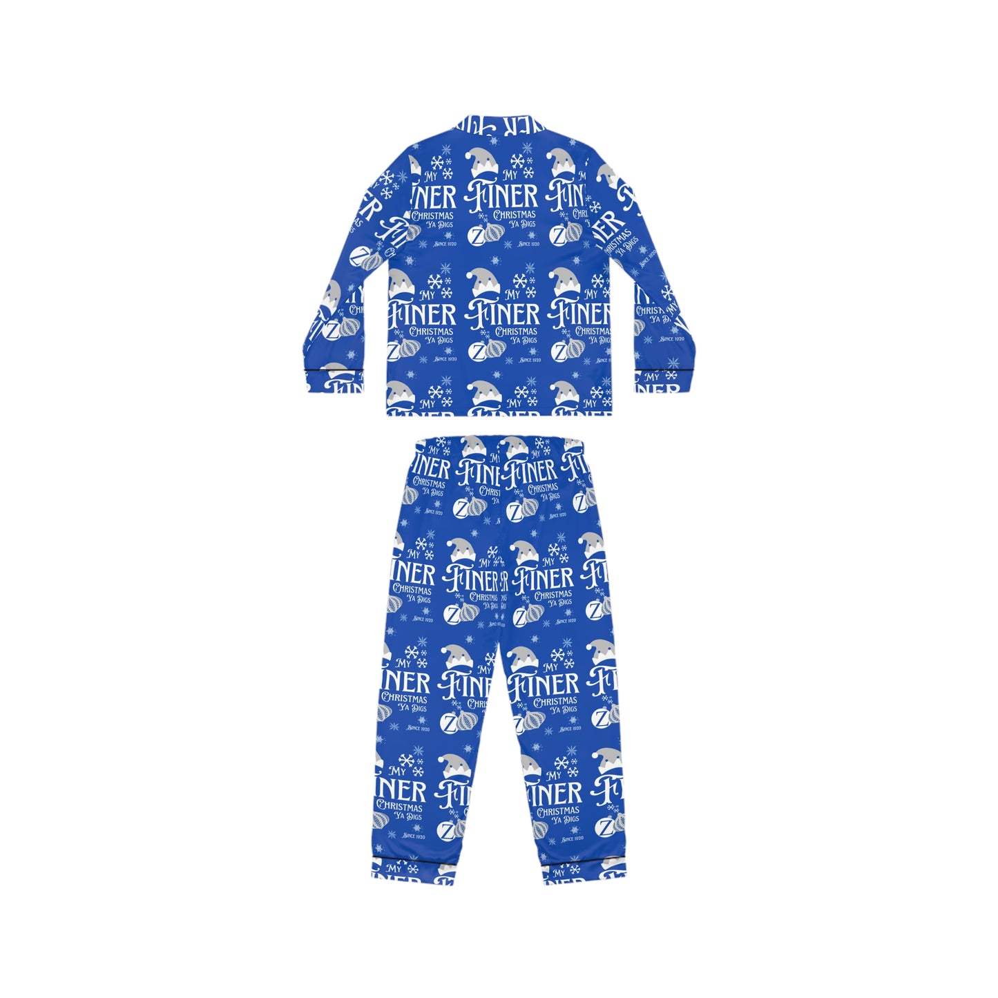 Satin Pajamas - Finer Zeta Inspired Christmas Pajamas