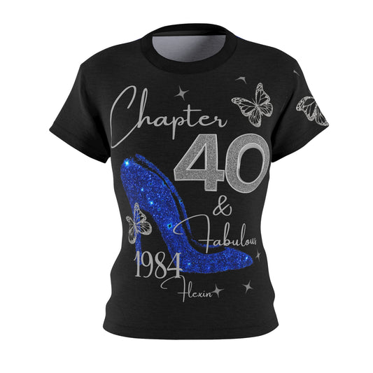 Tee - Chapter 40 Flexin Silver and Royal Blue Show Stopper