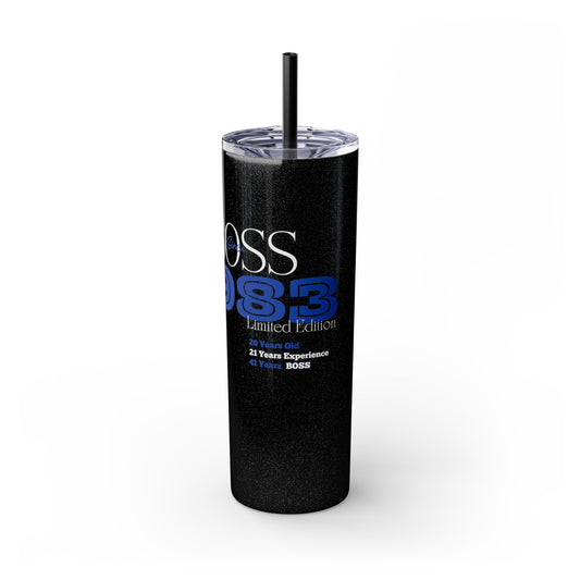 1983 Born Skinny Tumbler with Straw, 20oz