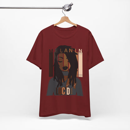 Melanin Loc'd Jersey Short Sleeve Tee