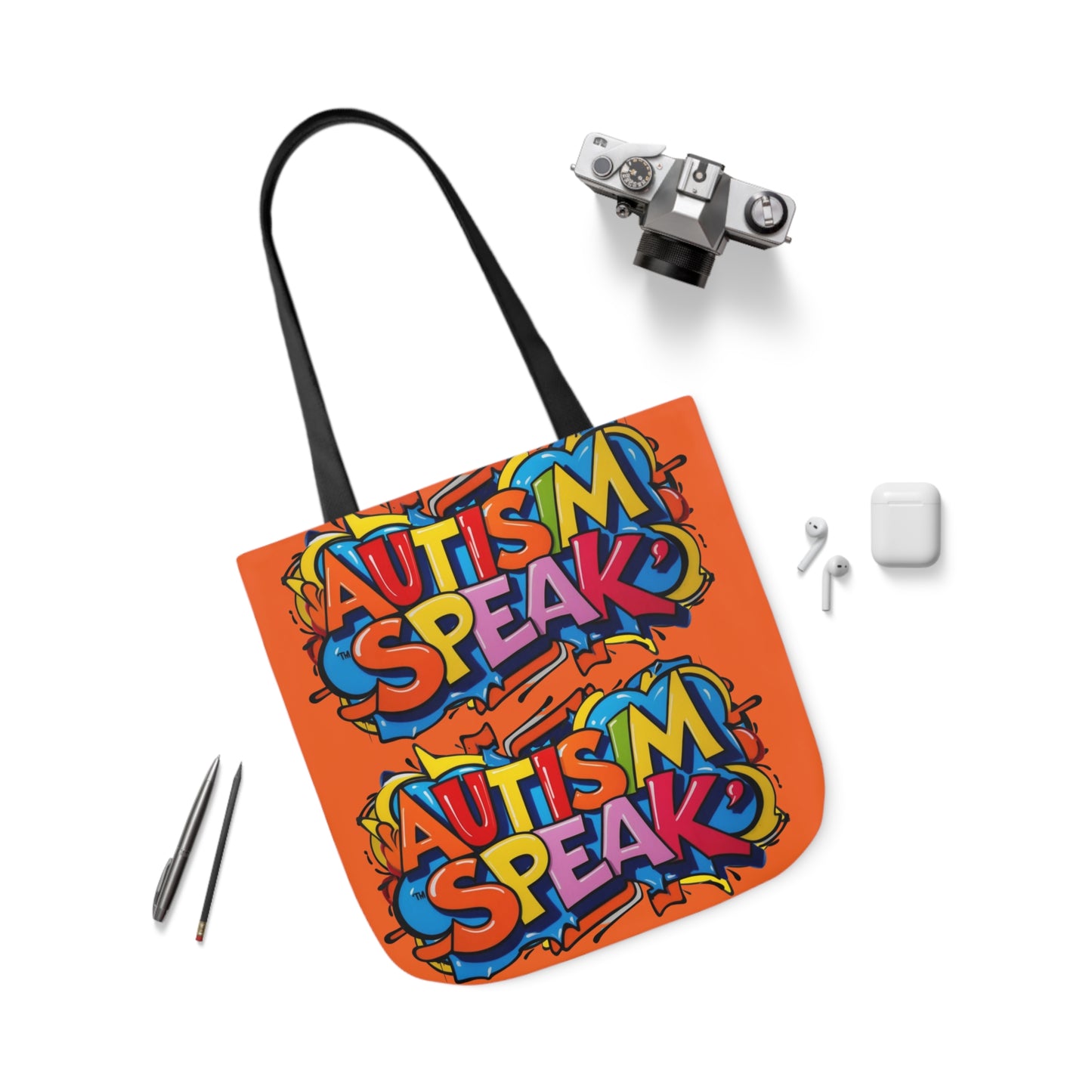 Autism Awareness Canvas Tote Bag,