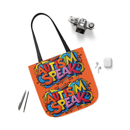 Autism Awareness Canvas Tote Bag,
