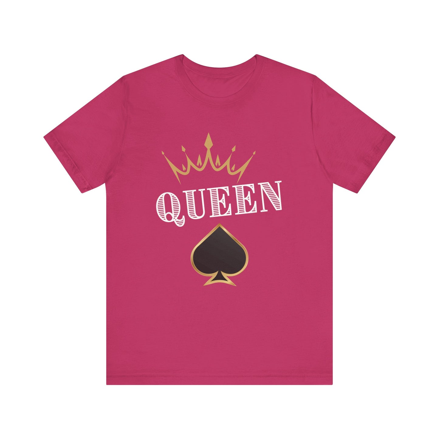 Queen Spades Tee - Unisex Jersey Short Sleeve