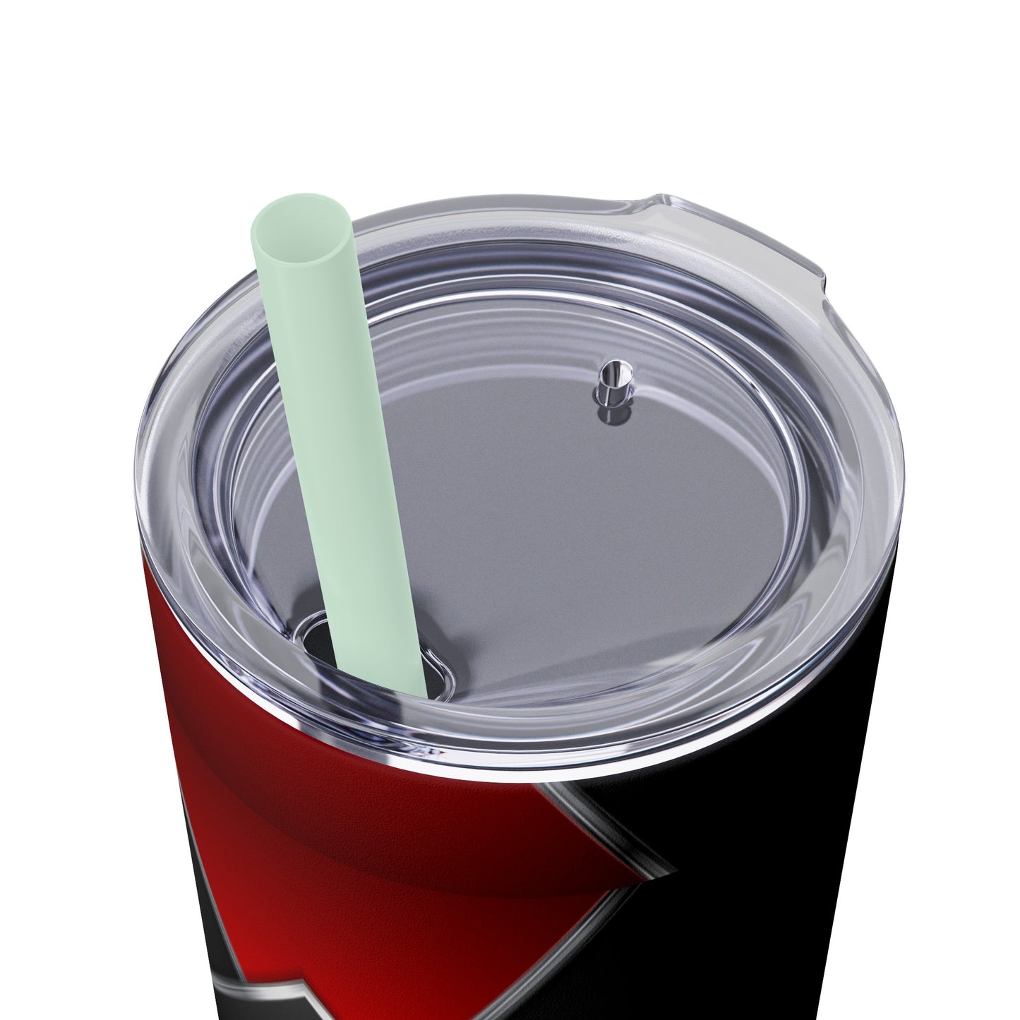 DANGER Skinny Tumbler with Straw, 20oz