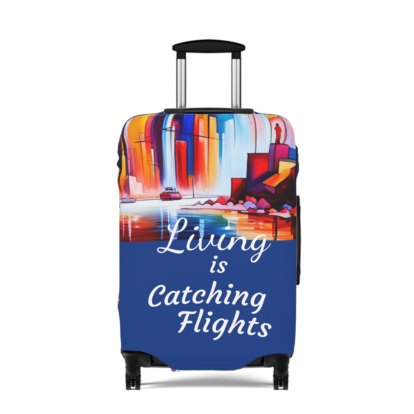 Living Is Catching Flights Luggage Cover