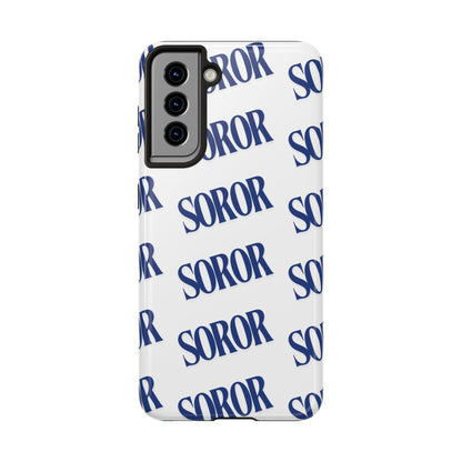 Phone Case - Soror White & Royal Blue