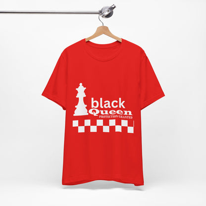 Black Queen Chess Tee - Unisex Jersey Short Sleeve