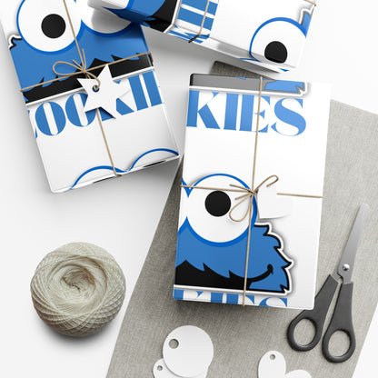 Gift Wrap Papers-Cookie Monster Inspired