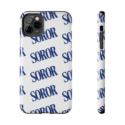 Phone Case - Soror White & Royal Blue