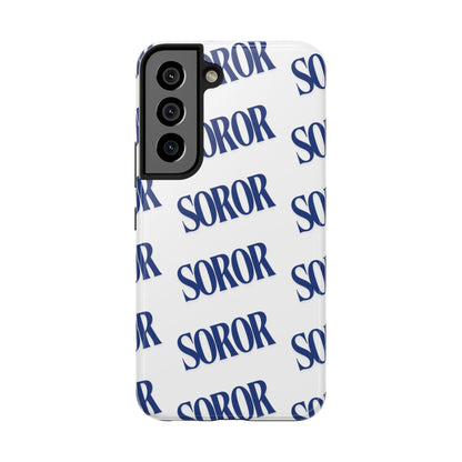 Phone Case - Soror White & Royal Blue