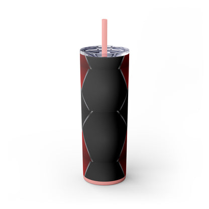 DANGER Skinny Tumbler with Straw, 20oz