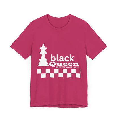 Black Queen Chess Tee - Unisex Jersey Short Sleeve