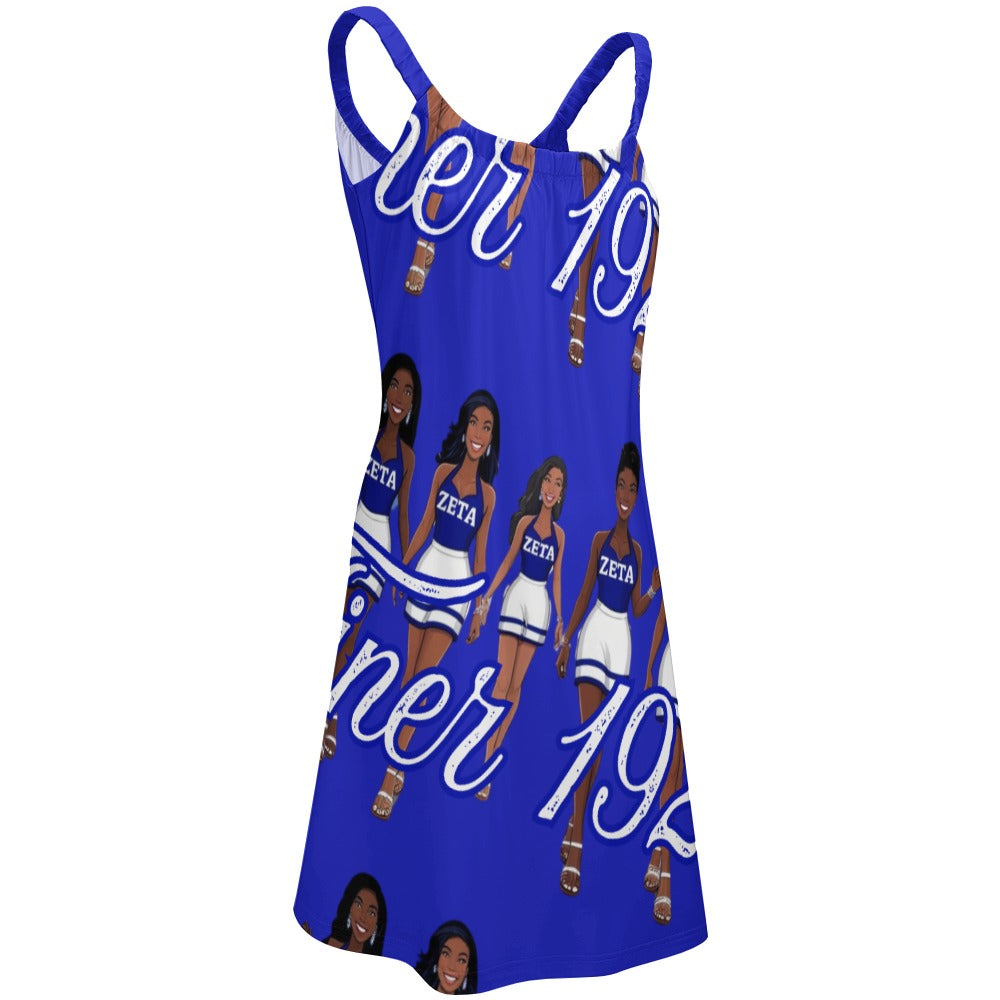 Zeta-Inspired Sleeveless Stretch Dress