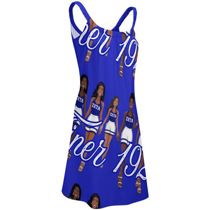 Zeta-Inspired Sleeveless Stretch Dress