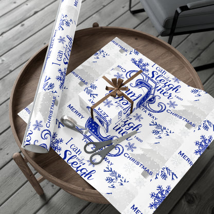 Gift Wrap Papers- Sleigh Finer