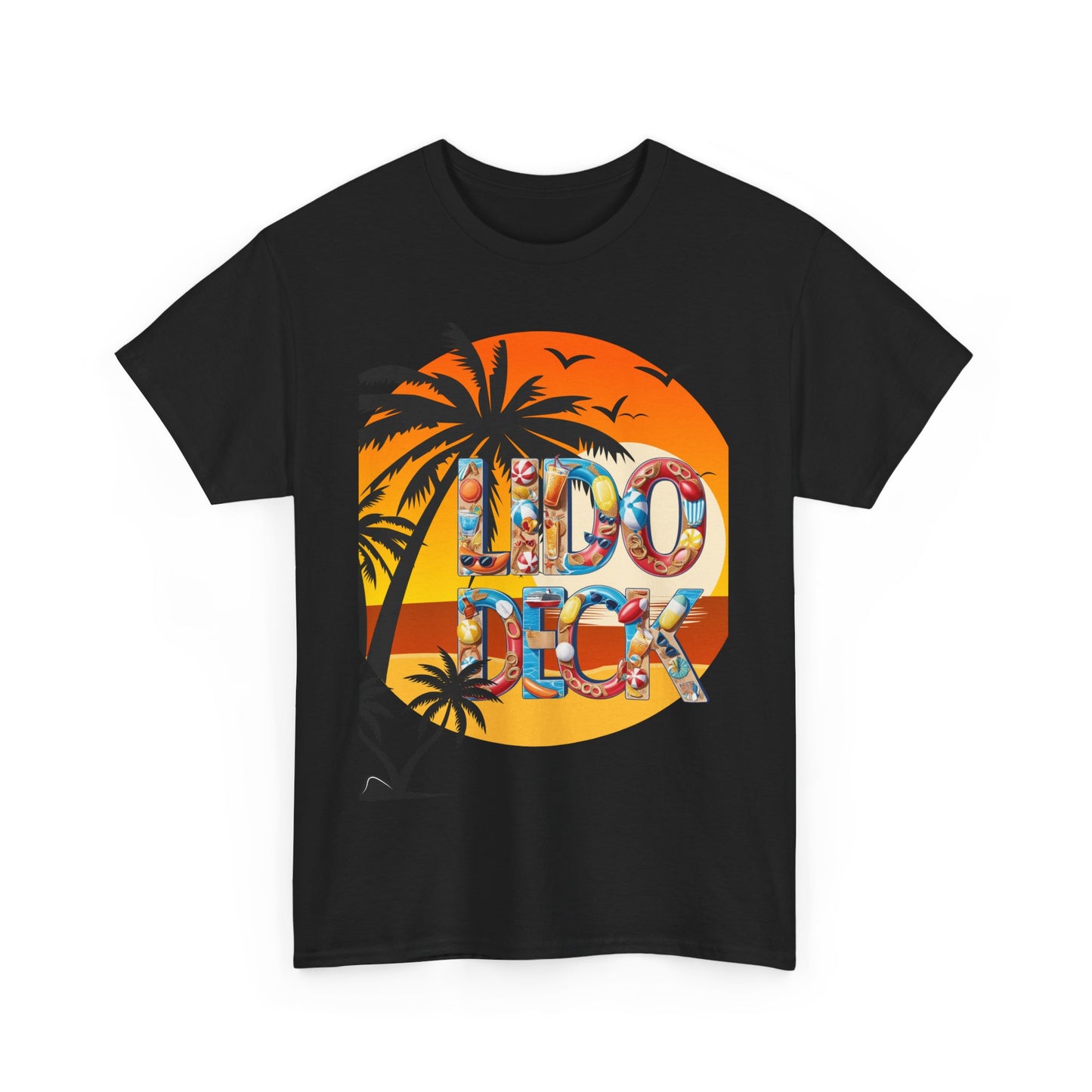 Lido Deck Unisex Tee - Cruise Ship Beach Poolside Vacation Shirt