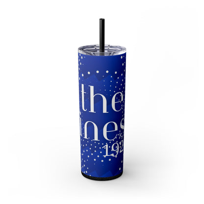 The Finest Tumbler Personnel Skinny Tumbler with Straw, 20oz