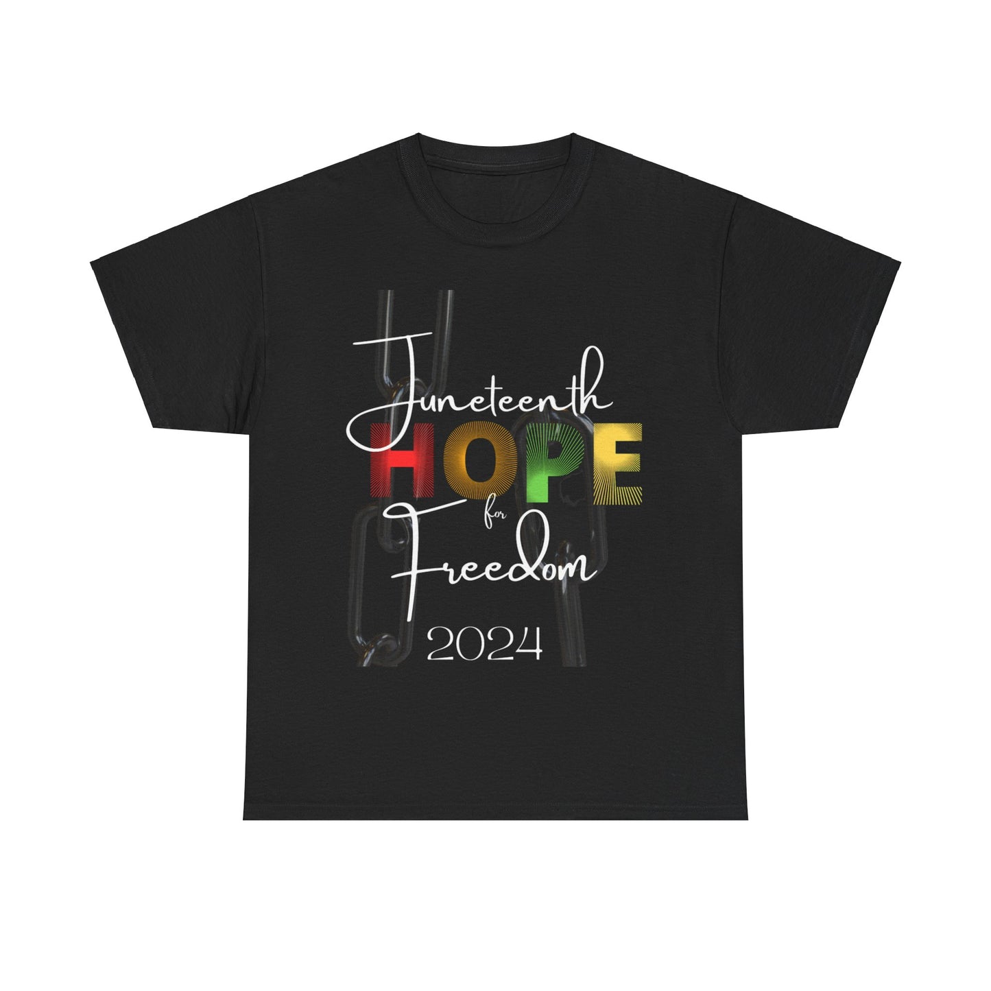 Juneteenth Hope & Freedom Unisex Heavy Cotton Tee
