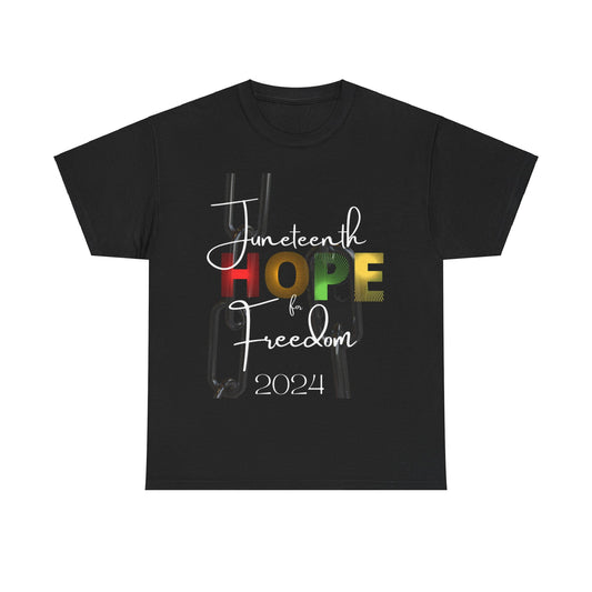 Juneteenth Hope & Freedom Unisex Heavy Cotton Tee