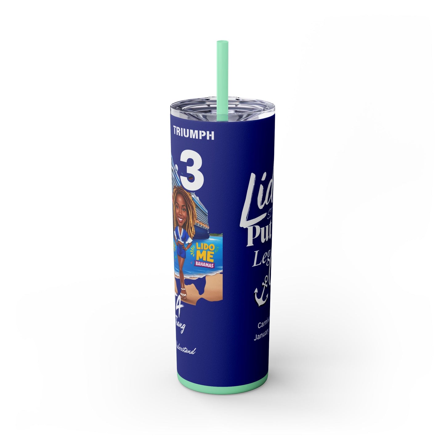 Tumbler - Tre LIDO DECK Beach and Poolside Theme