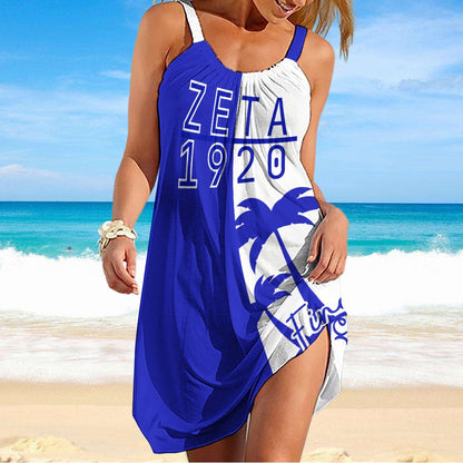 Zeta-Inspired Sleeveless Stretch Dress