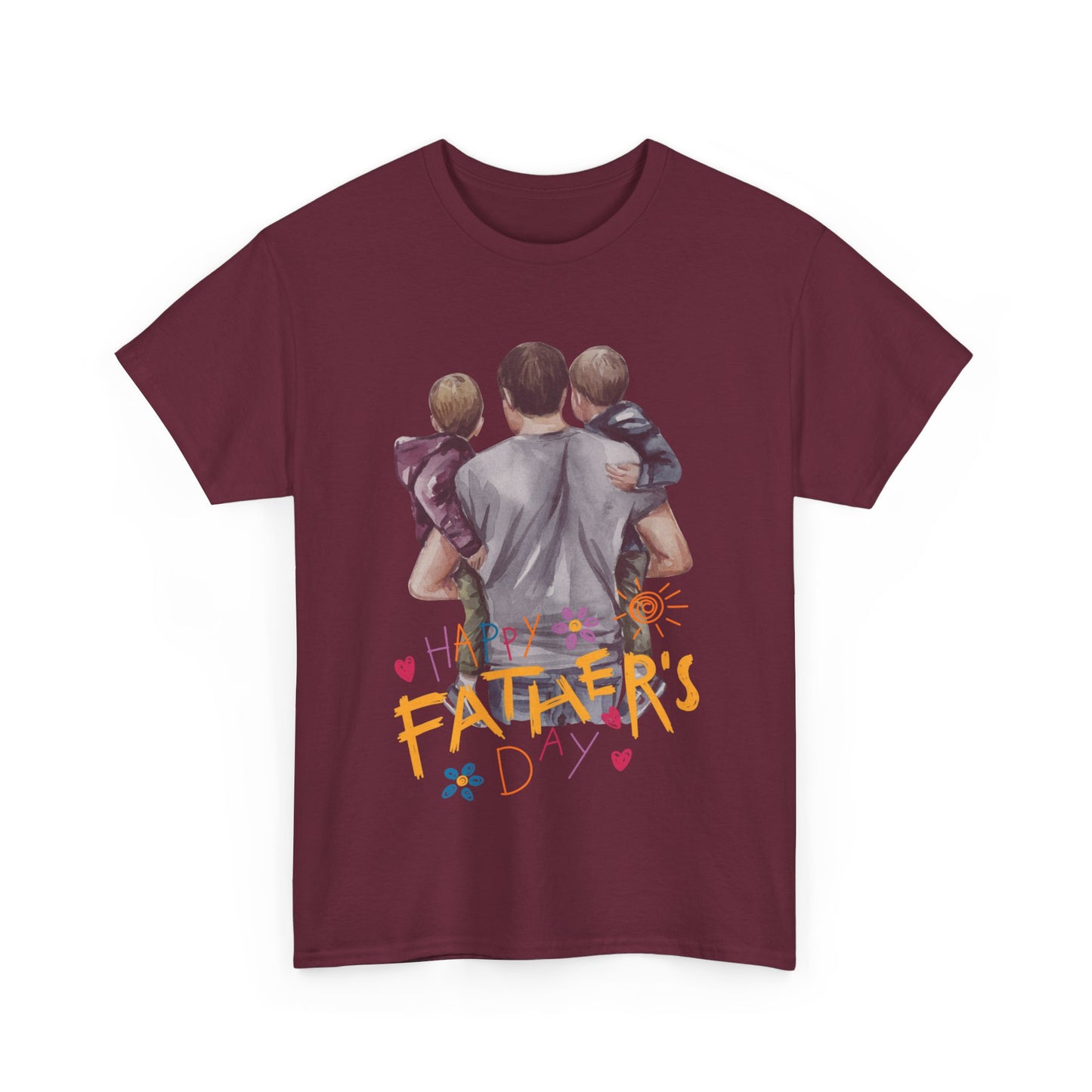 Happy Father's Day Unisex Heavy Cotton Tee