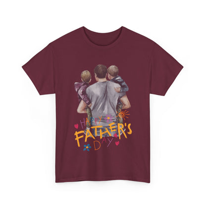 Happy Father's Day Unisex Heavy Cotton Tee