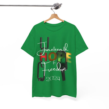Juneteenth Hope & Freedom Unisex Heavy Cotton Tee