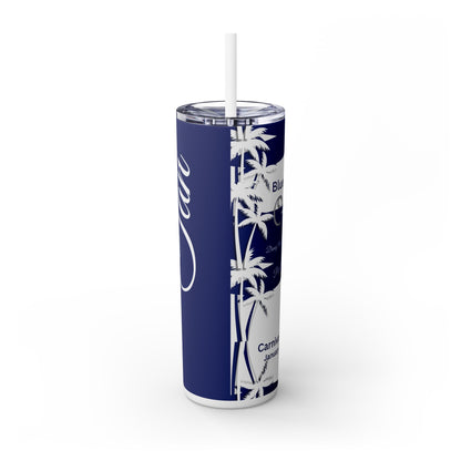 Tumbler - Soror Tan Blue Oasis