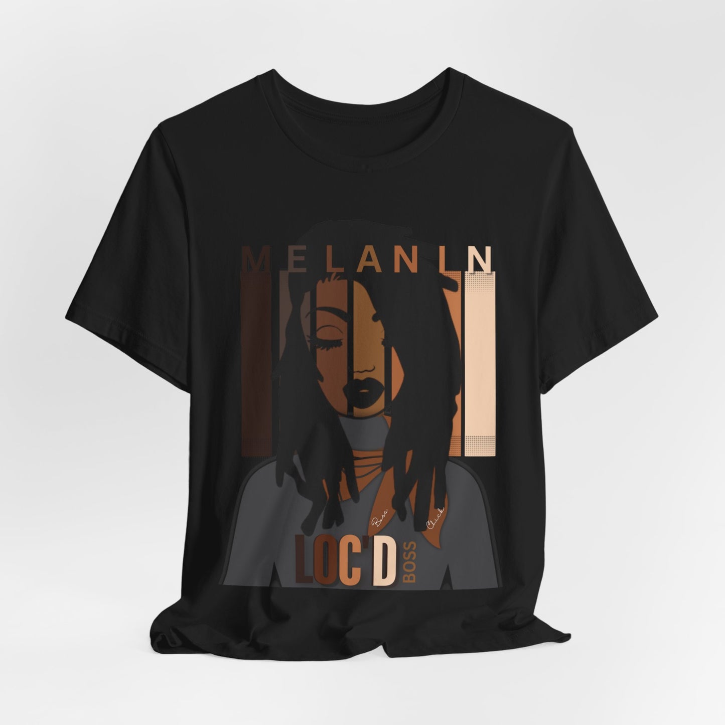 Melanin Loc'd Jersey Short Sleeve Tee