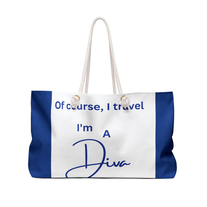 DIVA Marbled Blue Weekender Bag