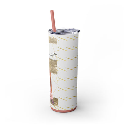 Customizable "Will you be my Bridesmaid?" Skinny Tumbler with Straw, 20oz