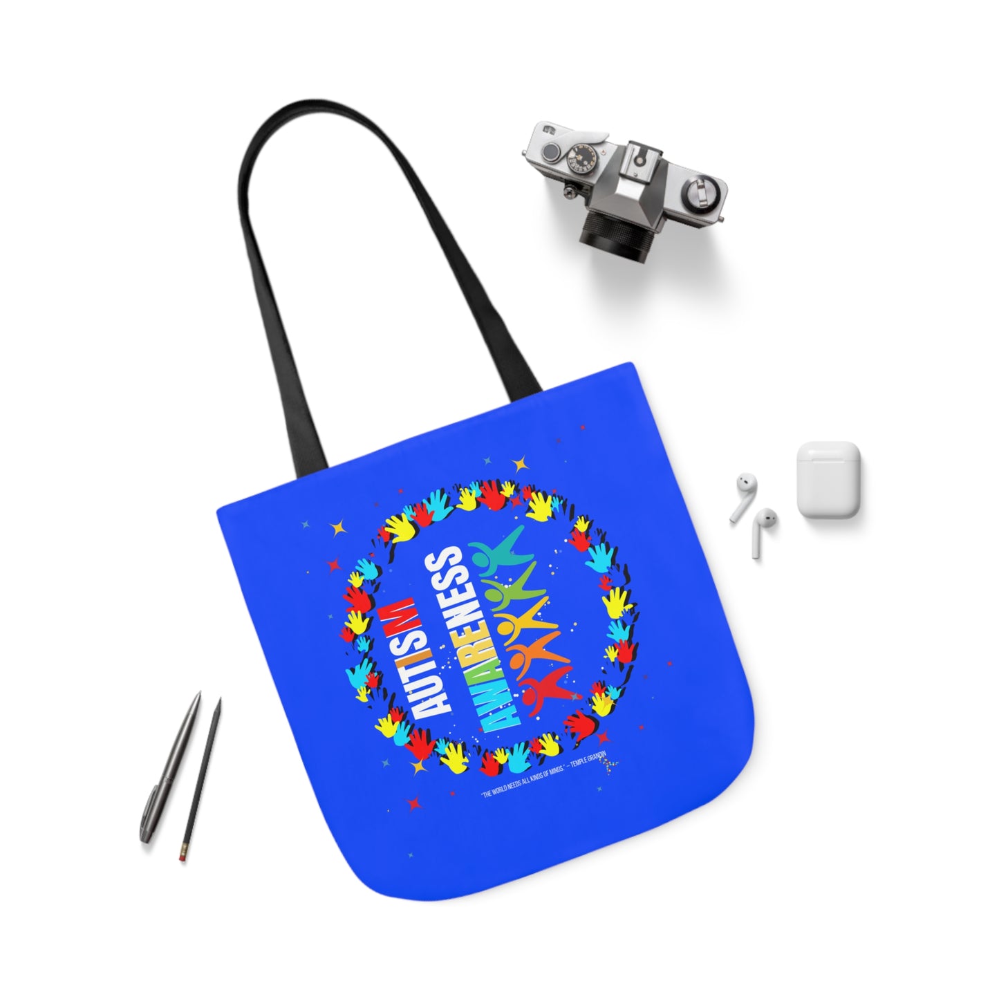 Autism Awareness Canvas Tote Bag,