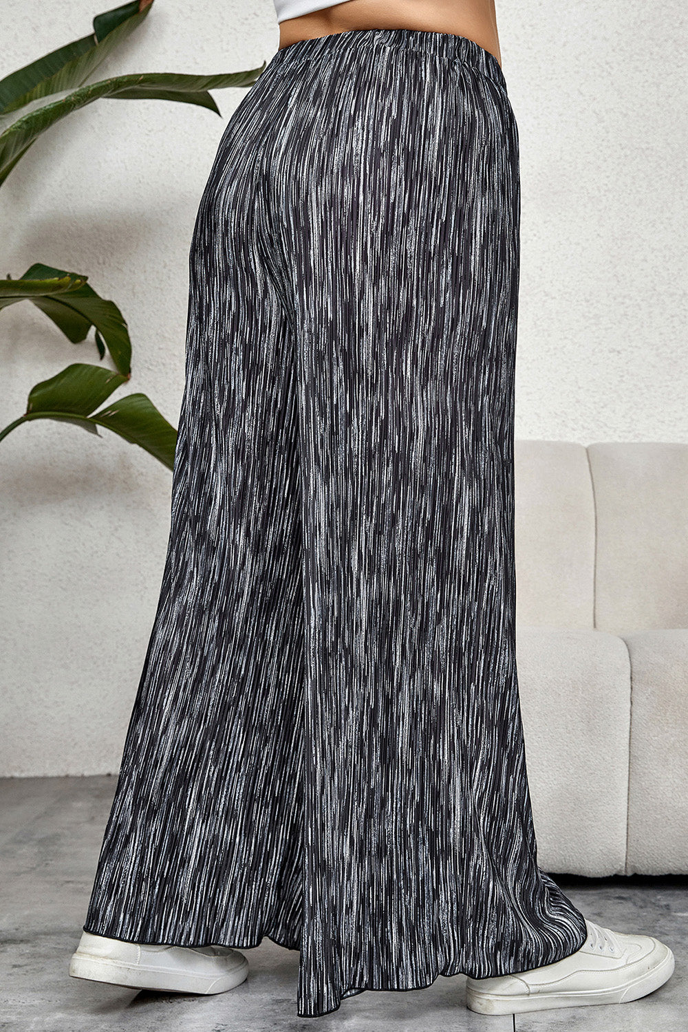 Plus Size High Waist Wide Pants-VMA Specialties Boutique