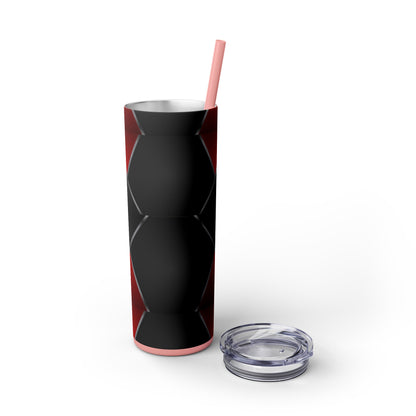 DANGER Skinny Tumbler with Straw, 20oz