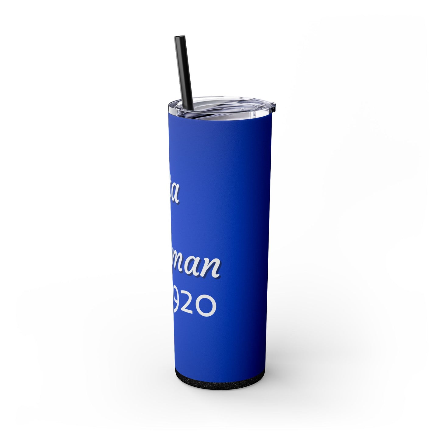 Zeta Woman Tumbler Personnel Skinny Tumbler with Straw, 20oz