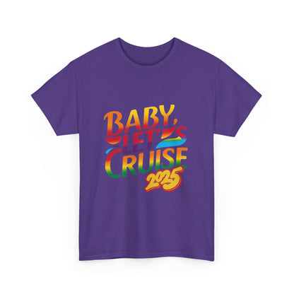 T-Shirt Baby Lets Cruise Family Friends Trip Memory Maker