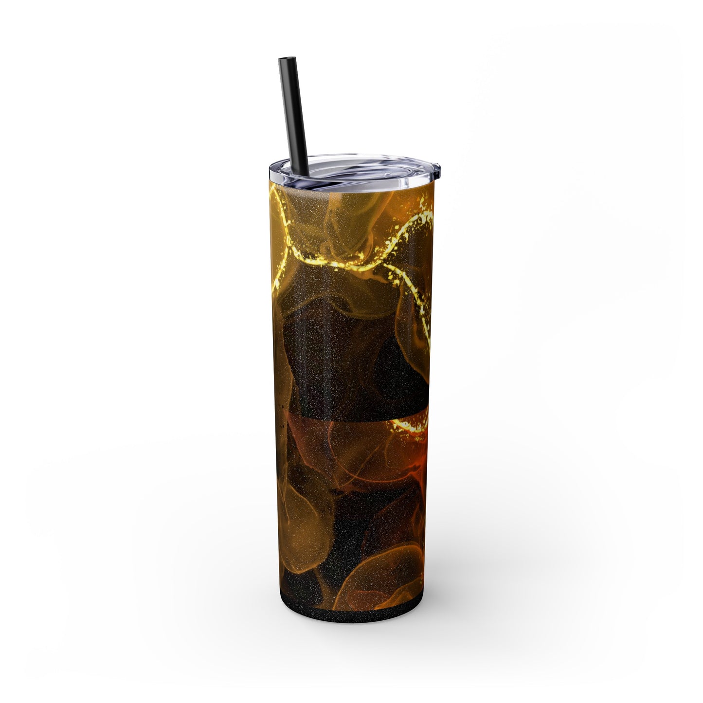 Fire  Skinny Tumbler with Straw, 20oz Model# 051701