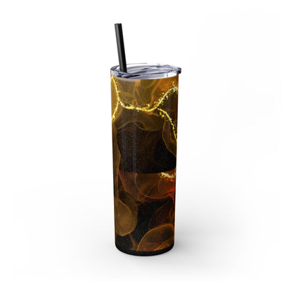 Fire  Skinny Tumbler with Straw, 20oz Model# 051701