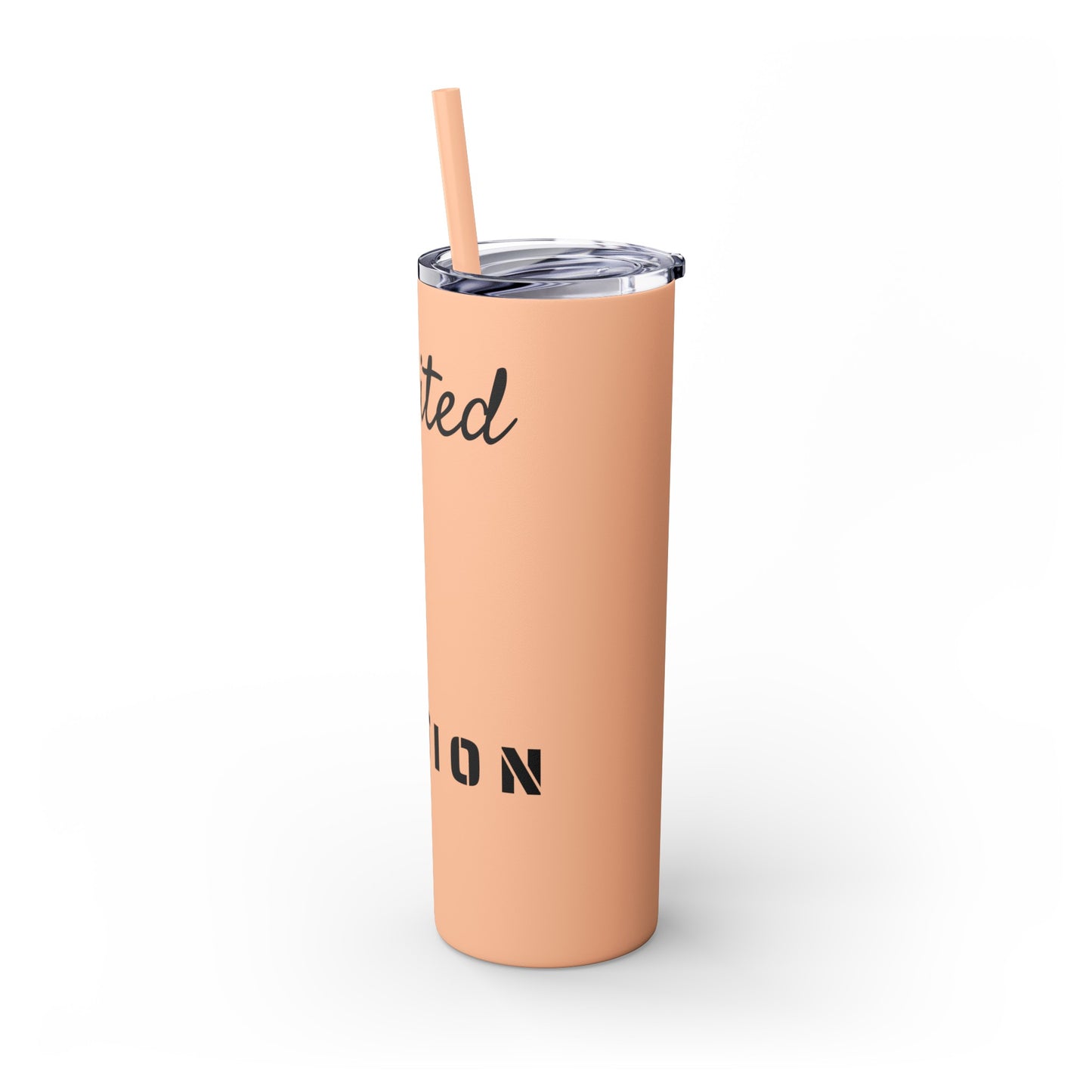 Limited Edition Customizable Skinny Tumbler with Straw, 20oz