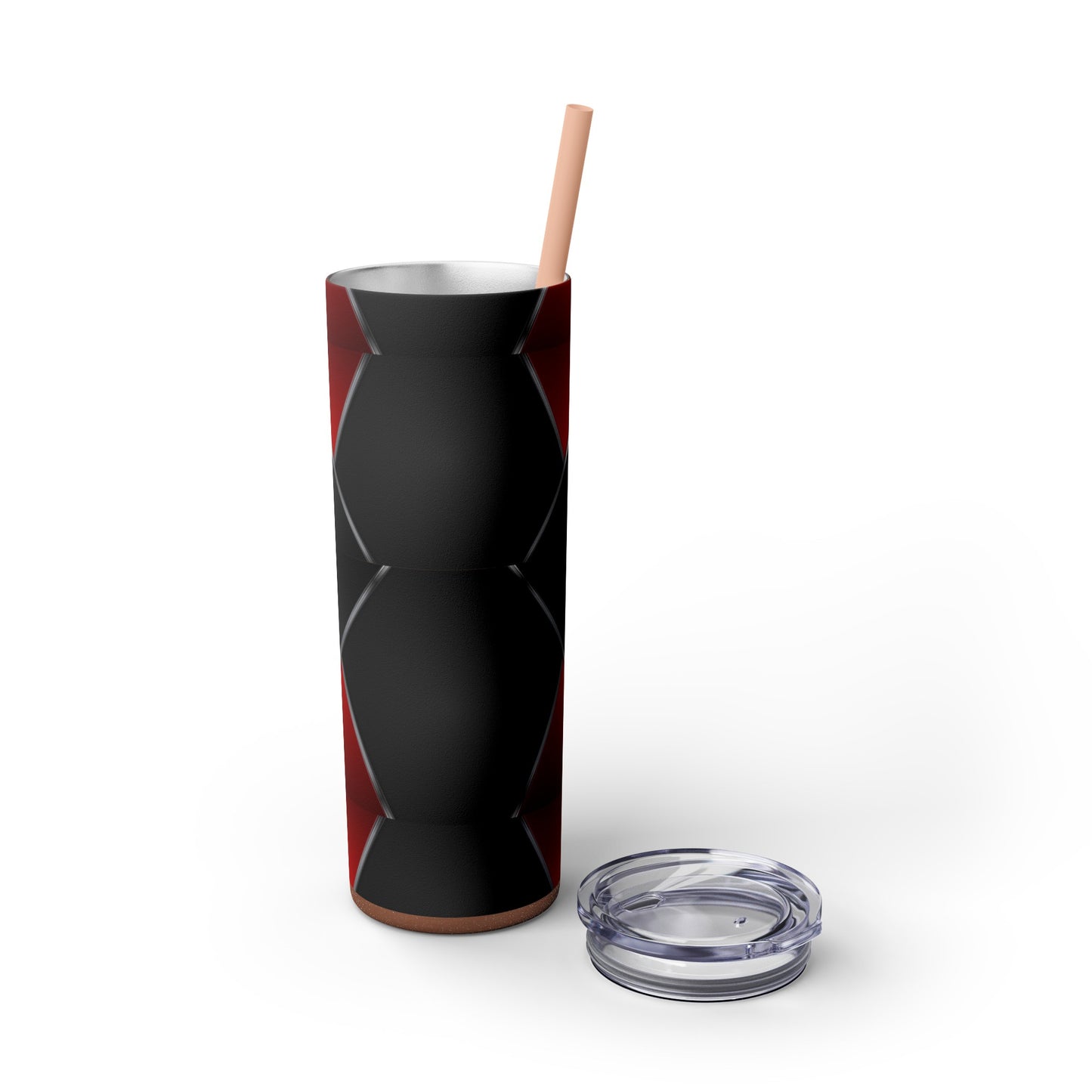 DANGER Skinny Tumbler with Straw, 20oz