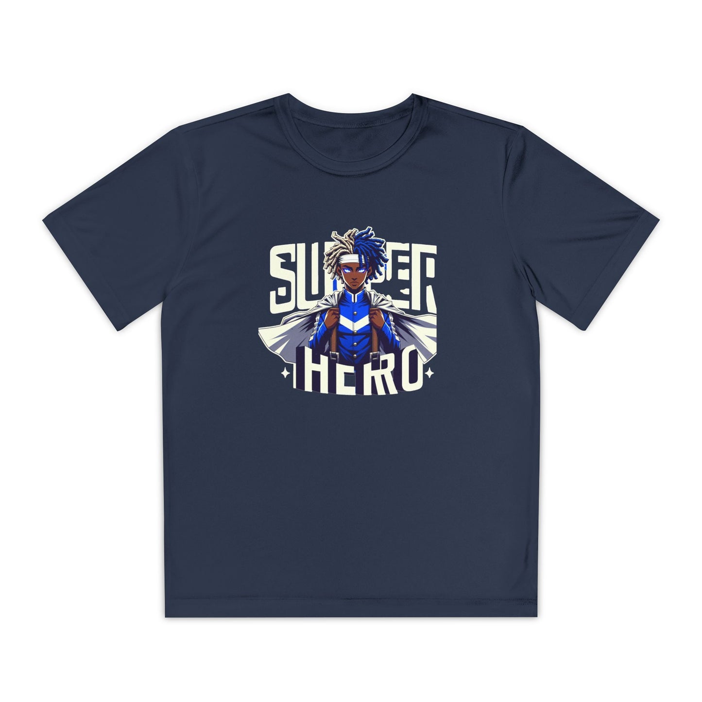 Youth Superhero Competitor Tee, Kid's T-Shirt, Summer Vibes Shirt, Birthday Gift, Superhero Fan Apparel, Fun Summer Outfit