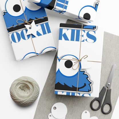 Gift Wrap Papers-Cookie Monster Inspired