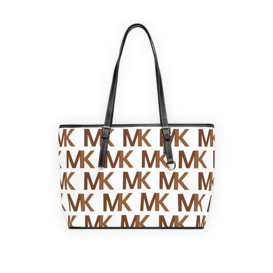 MK Leather Shoulder Bag Brown Love