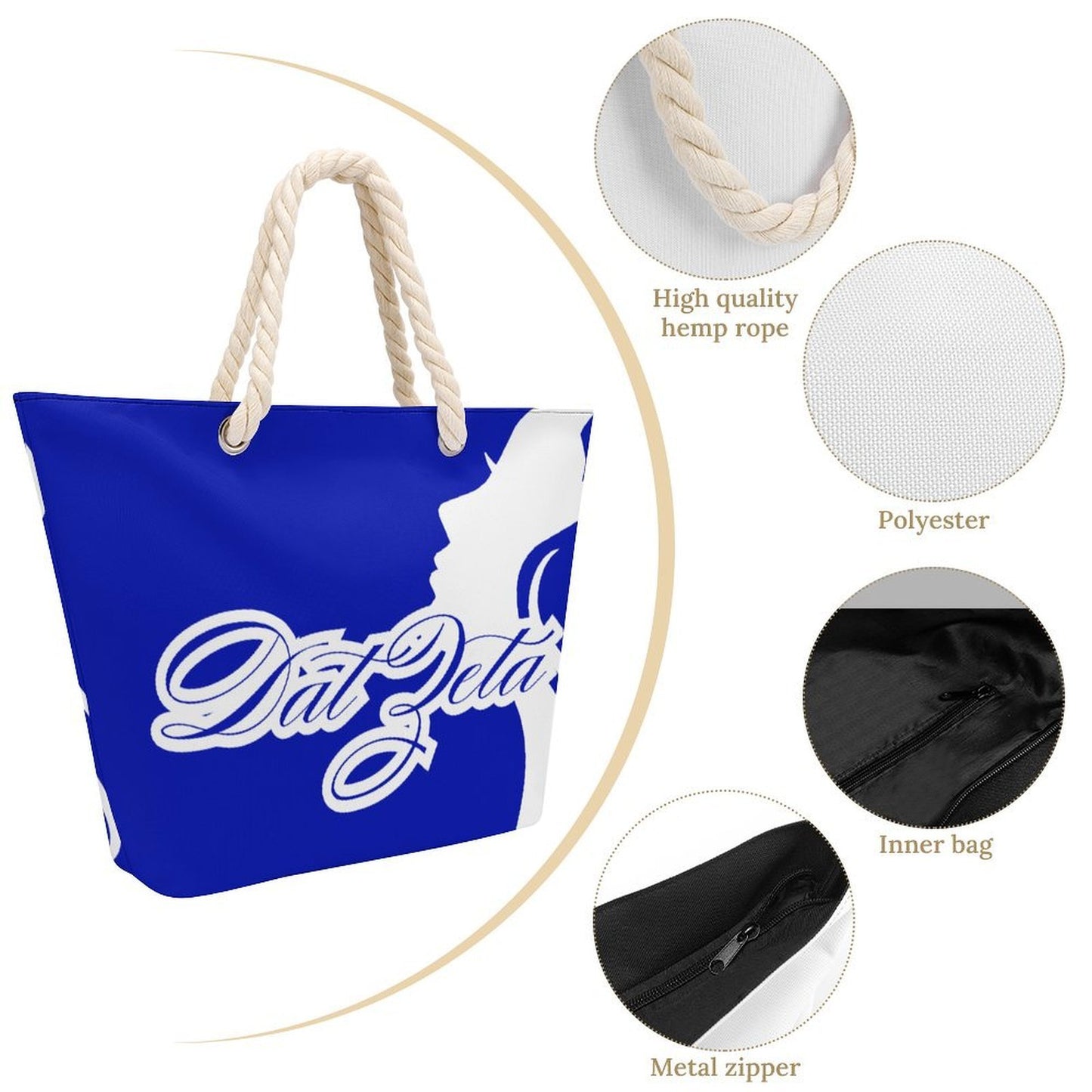 Dat Zeta Signature Beach Tote