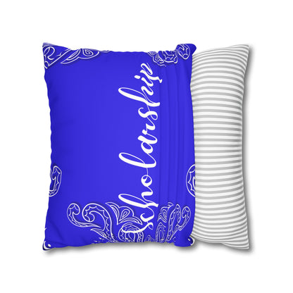 Scholarship 1920 Faux Suede Square Pillowcase