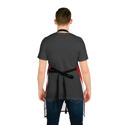 Personalization Red Grill Apron, 5-Color Straps