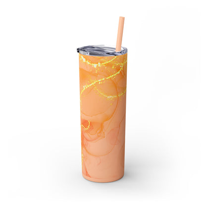 Fire  Skinny Tumbler with Straw, 20oz Model# 051701