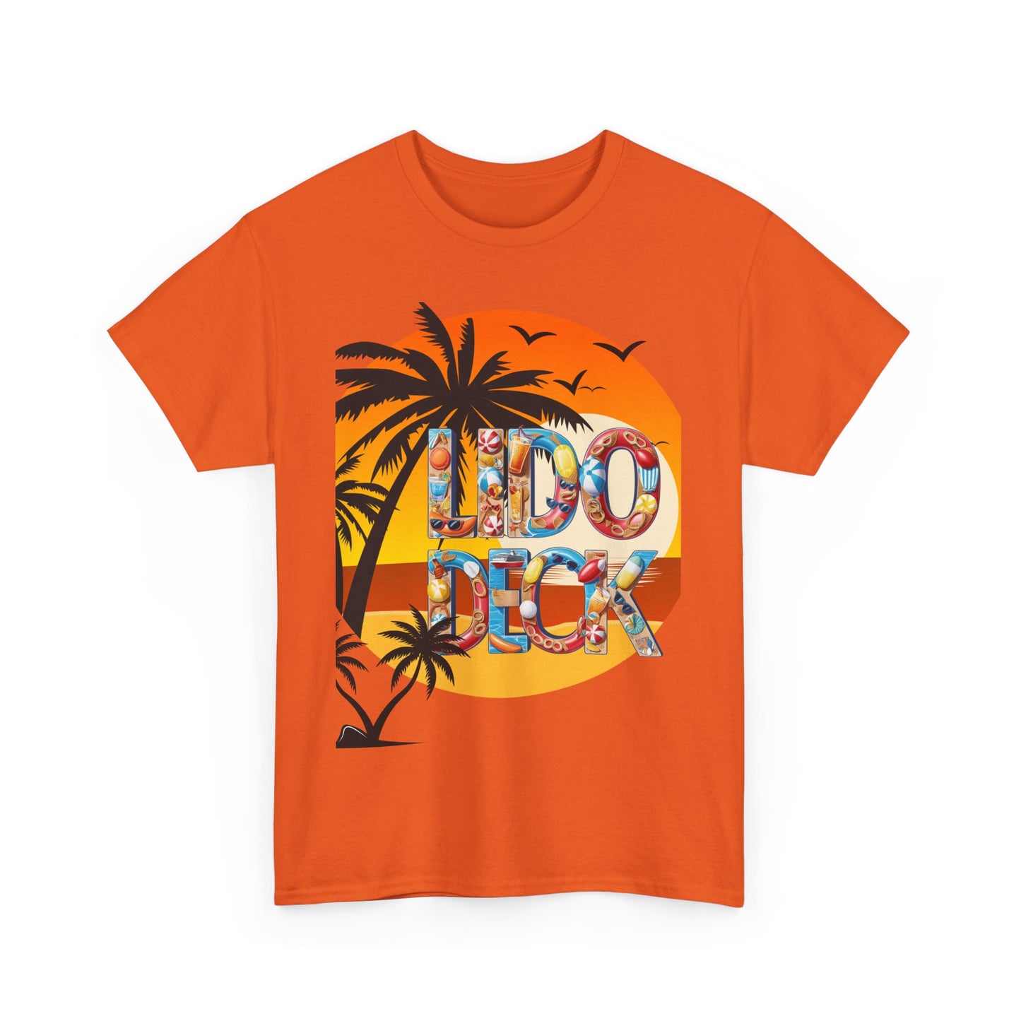 Lido Deck Unisex Tee - Cruise Ship Beach Poolside Vacation Shirt