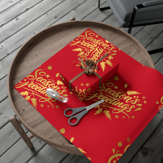 Gift Wrap-African American Inspired Season Greetings